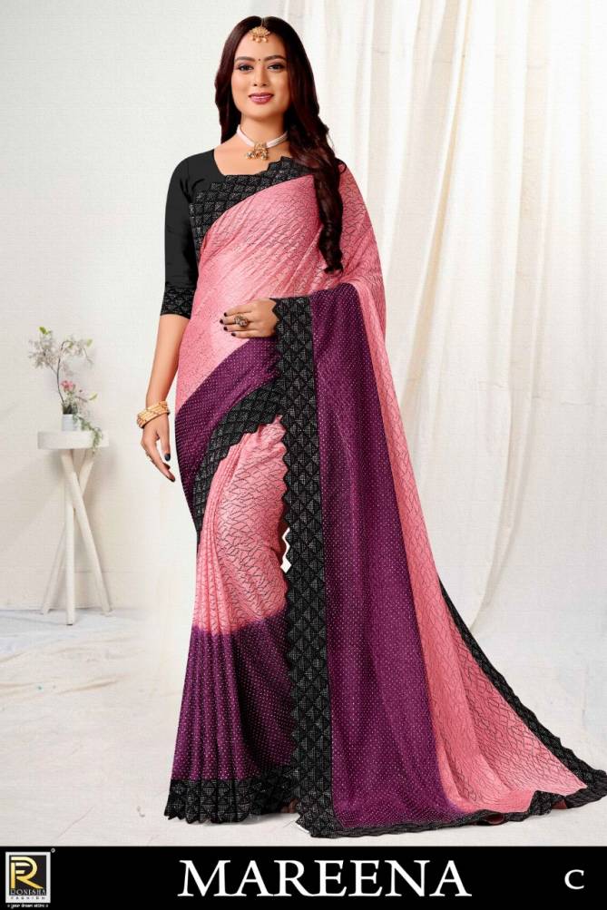 Ronisha Mareena Festive Wear Wholesale Designer Saree Catalog
